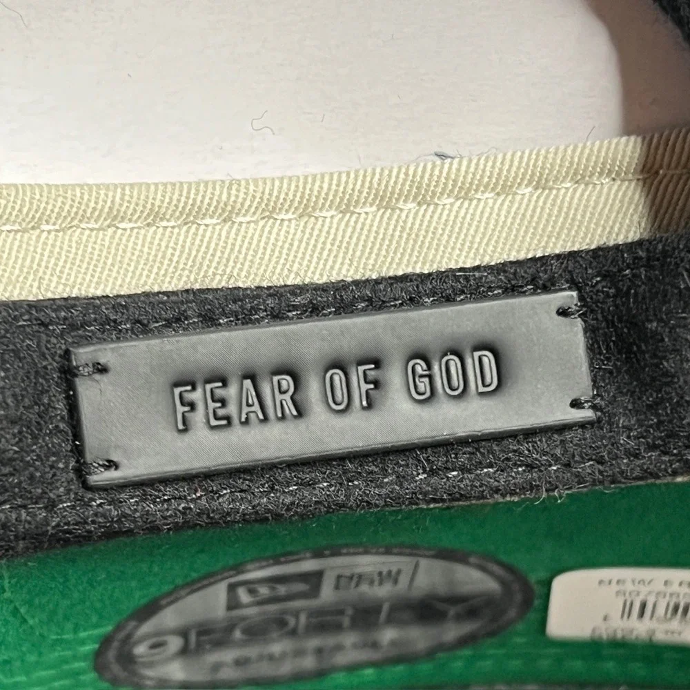 New Era x‎ Fear of God Black Kansas City Monarchs 9FORTY Men's Adjustable Hat FG